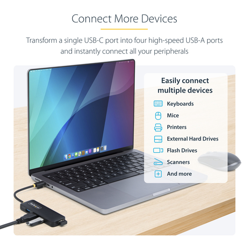 H5C4A-USB-HUB - Cables & Adaptors by StarTech.com
