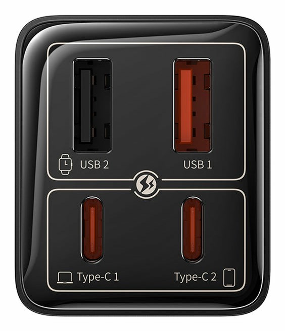 Baseus GaN6 Pro Universal Black AC Fast charging Indoor