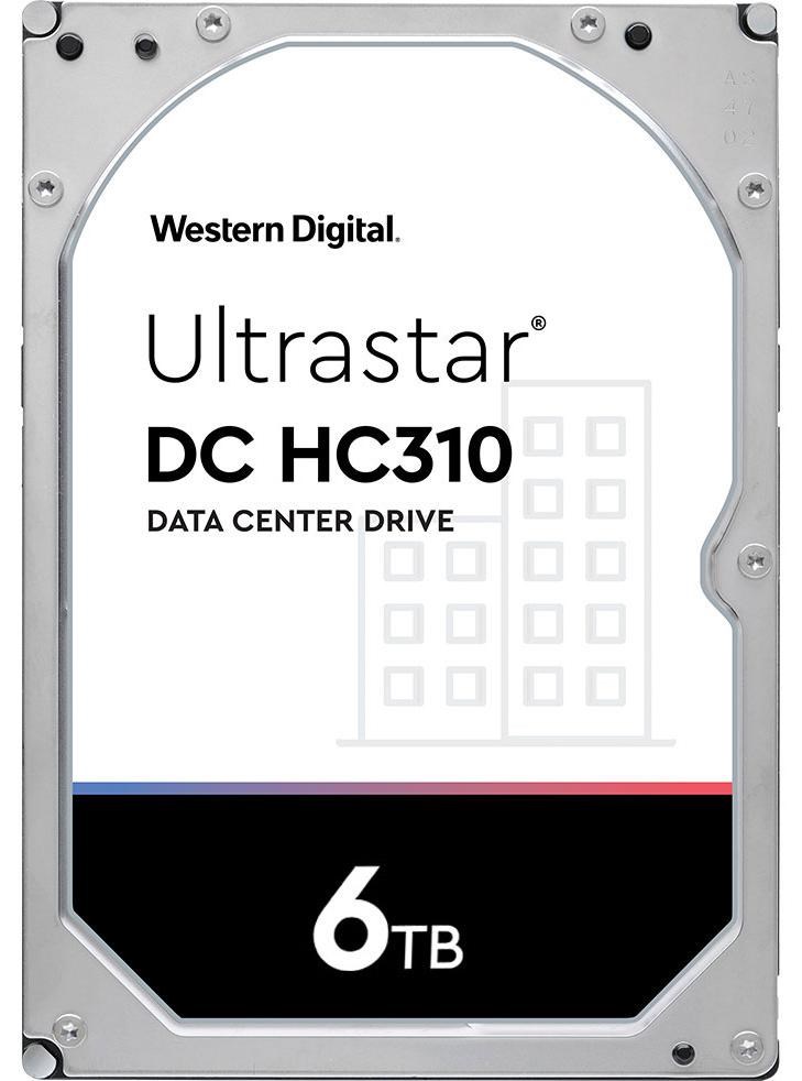Western Digital Ultrastar DC HC310 HUS726T6TAL5204 internal hard drive 6 TB 7200 RPM 256 MB 3.5" SAS