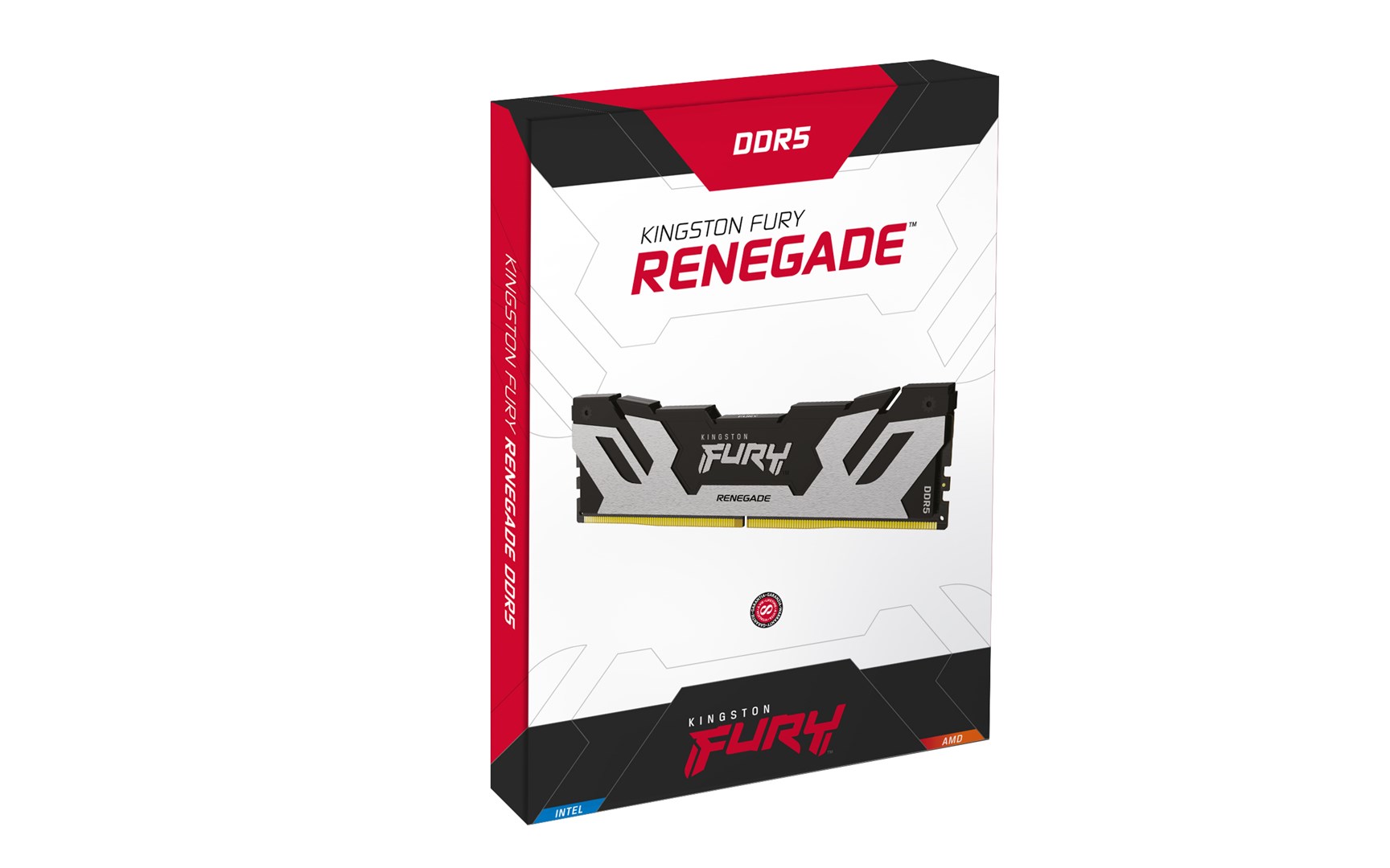 Kingston Technology FURY 96GB 6000MT/s DDR5 CL32 DIMM (Kit of 2) Renegade Silver XMP