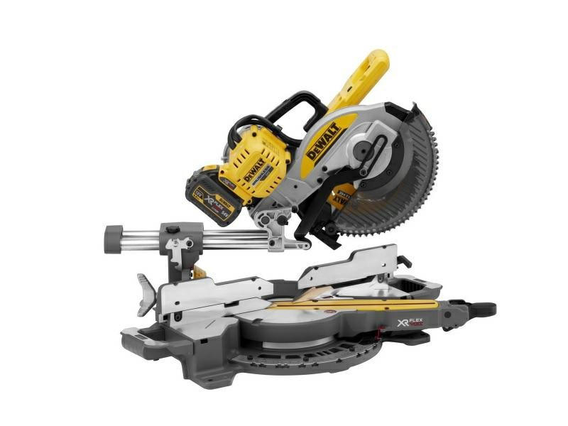 Flexvolt 250mm mitre saw with fences