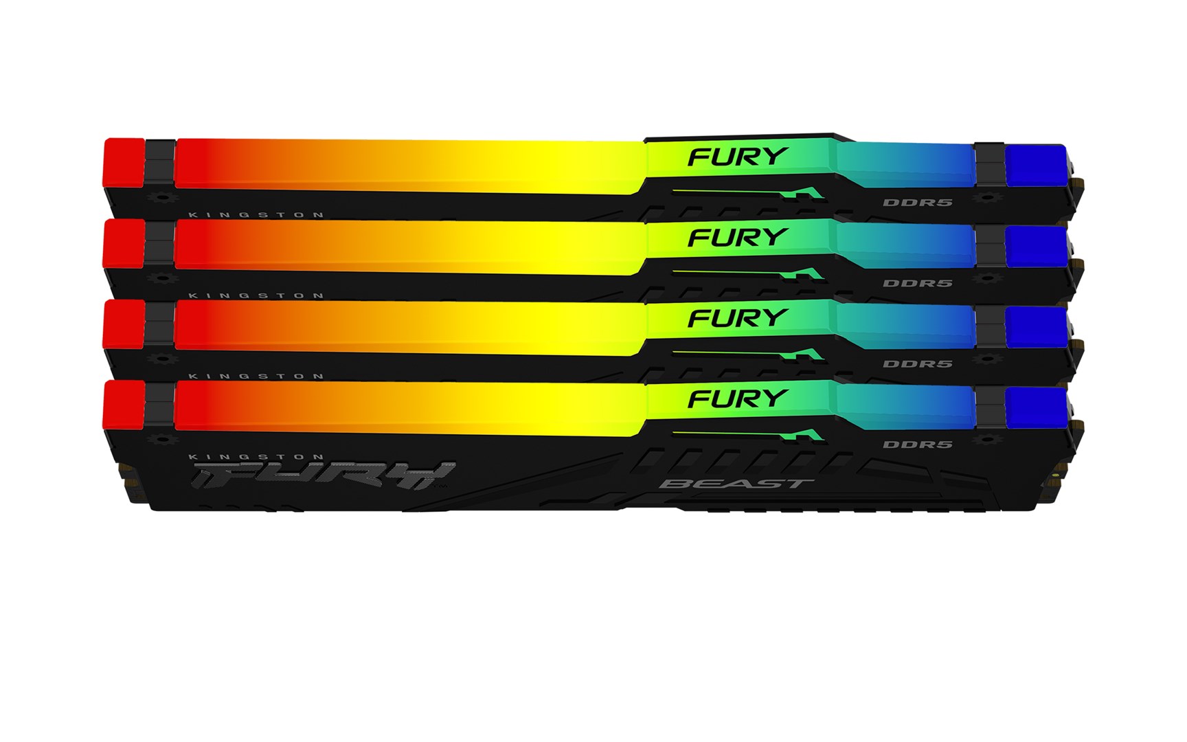 Kingston Technology FURY Beast 128GB 5200MT/s DDR5 CL40 DIMM (Kit of 4) RGB XMP