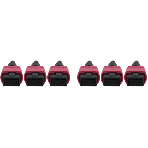 Tripp Lite N858B-45M-3X8MG 40/100/400G Multimode 50/125 OM4 Fiber Optic Cable (3x8F MTP/MPO-PC F/F), LSZH, Magenta, 45 m (147.6 ft.)