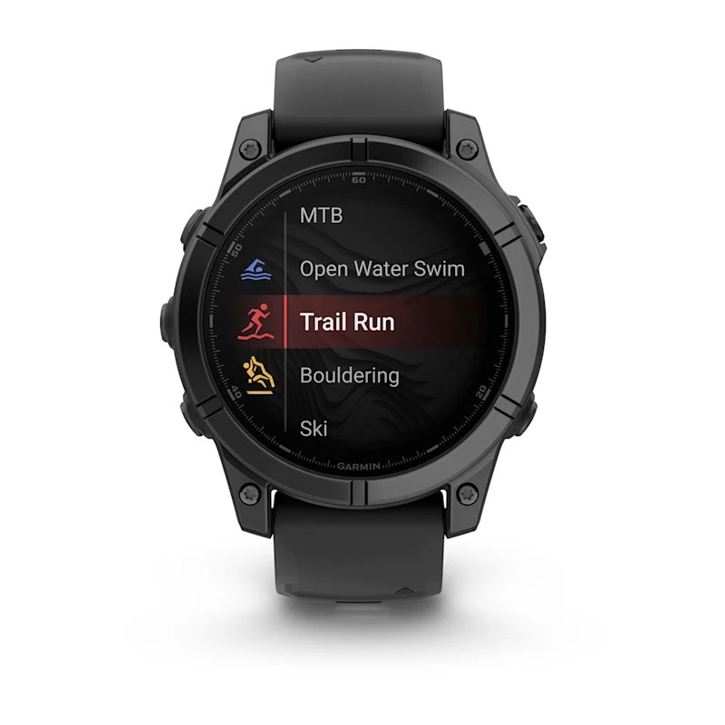 Garmin Fenix E stainless Steel slate grey