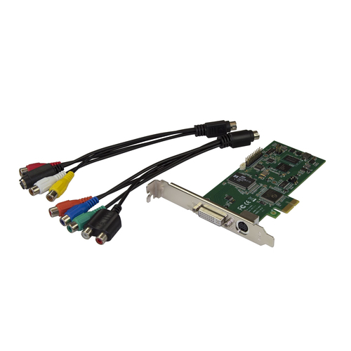 StarTech.com PCIe HDMI Video Capture Card - HDMI, VGA, DVI, or Component Video at 1080p60 - TAA