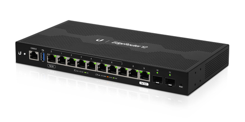 Ubiquiti EdgeRouter ER-12 wired router Gigabit Ethernet Black
