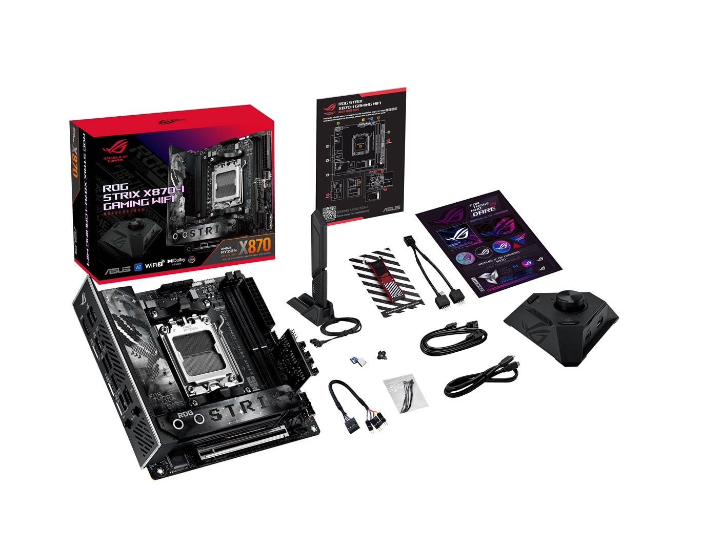 ASUS ROG STRIX X870-I GAMING WIFI AMD X870 Socket AM5 mini ITX