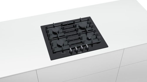 Bosch Serie 6 PPP6A6B90 hob Black Built-in Gas 4 zone(s)