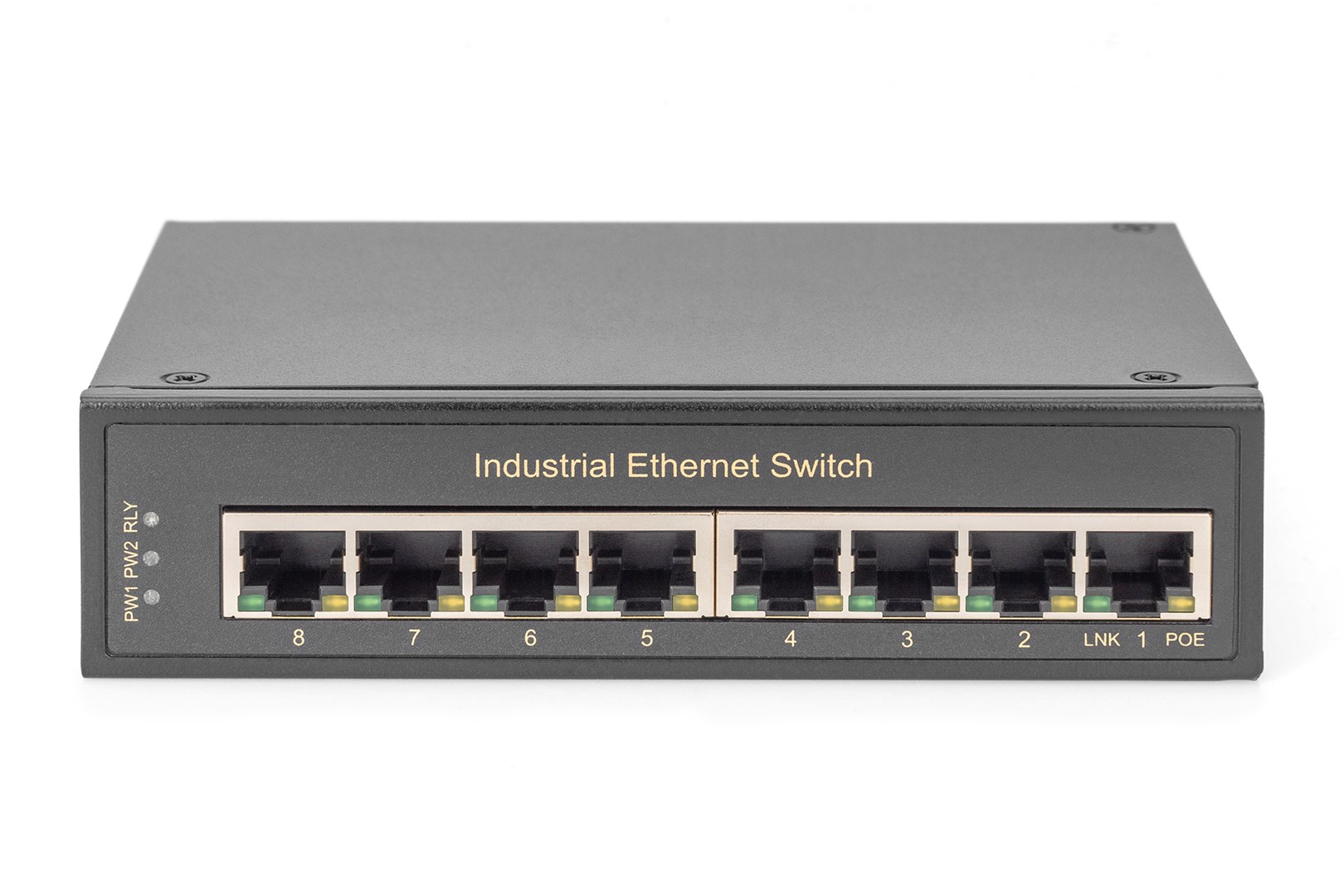 Digitus 8 port Gigabit Ethernet network switch, industrial, unmanaged