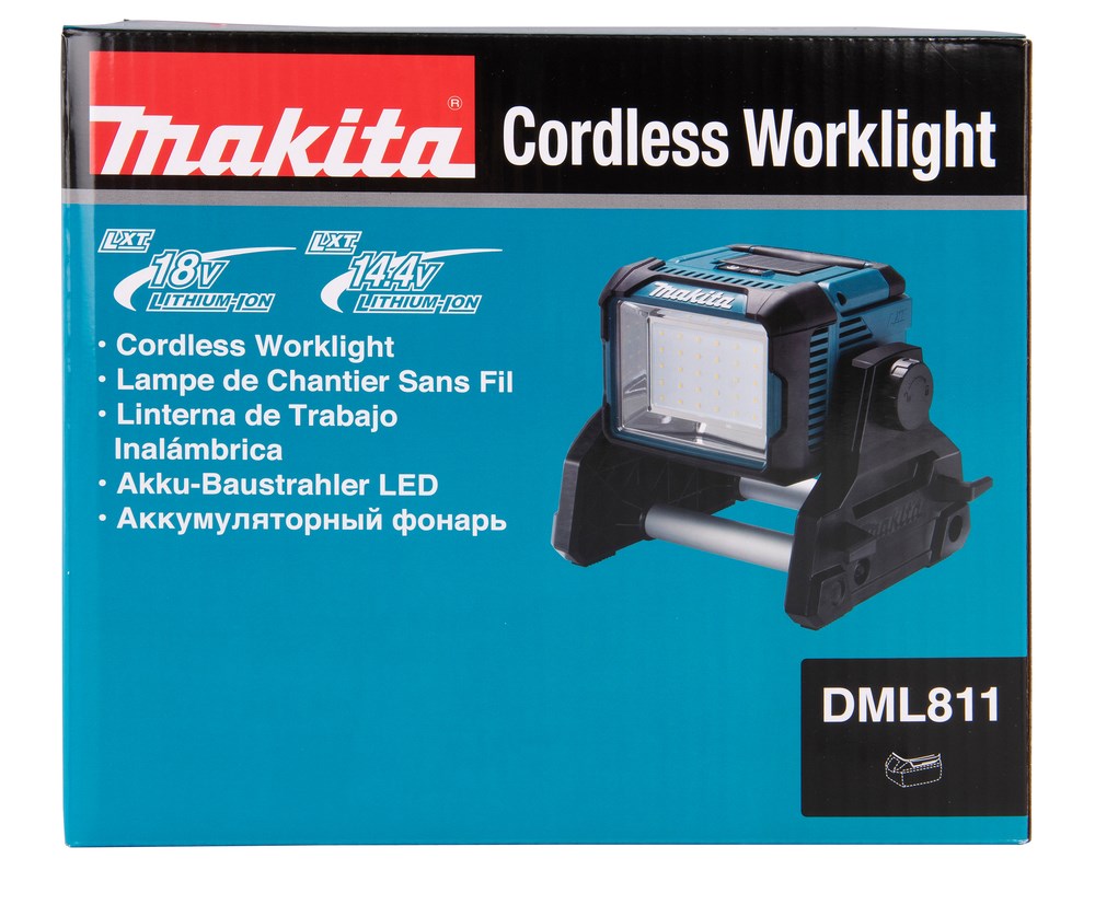 MAKITA LAMP 18V/14 4V DML811 LED 1800lx/3000lm +AC POWER
