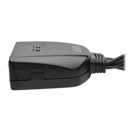 Tripp Lite B032-VU2 2-Port USB/VGA Cable KVM Switch with Cables and USB Peripheral Sharing