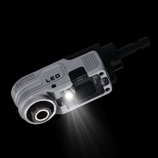 DEWALT HEX angle attachment with LED Audio & Video