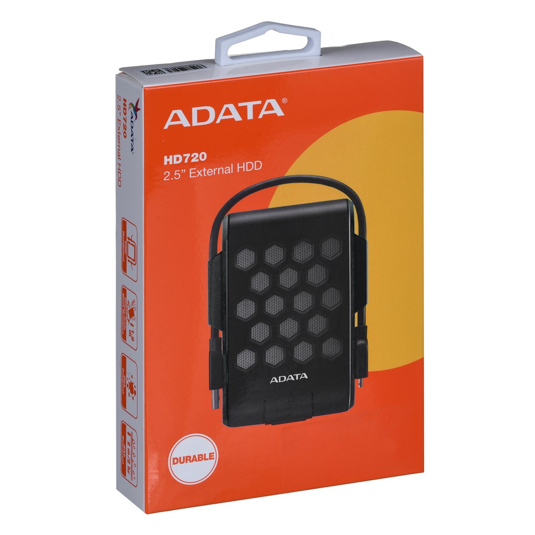 ADATA HD720 external hard drive 2 TB USB Type-A 3.2 Gen 1 (3.1 Gen 1) Black