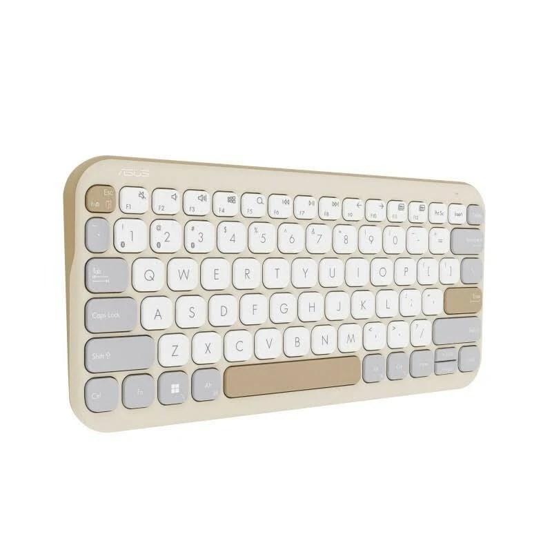 ASUS KW100 keyboard Home Bluetooth Beige, Oat
