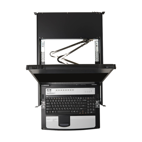 Tripp Lite B030-DP08-17D 8-Port NetDirector DisplayPort KVM Switch Console with 17 in. LCD, Dual Rail, 1U Rack-Mount