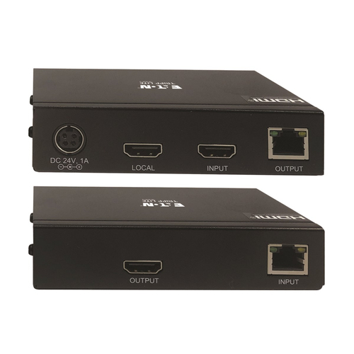 Tripp Lite B127M-101-H HDMI over Cat6 Extender Kit for Medical Environments, 4K @ 60 Hz, HDR, 4:4:4, PoC, 230 ft., TAA