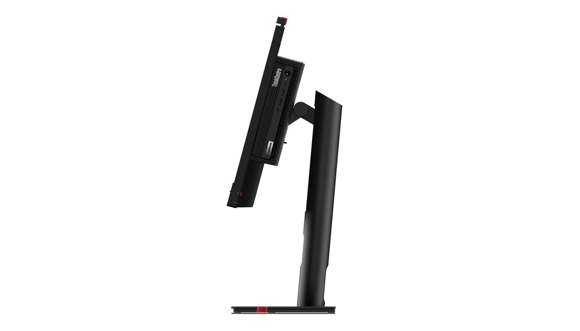 Lenovo ThinkCentre Tiny-In-One 24 LED display 60.5 cm (23.8") 1920 x 1080 pixels Full HD Touchscreen Black