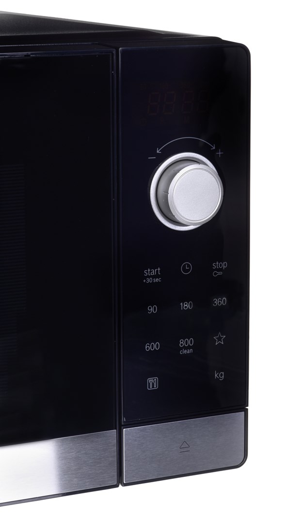 Bosch Serie 2 FFL023MS2 microwave Black, Stainless steel Solo microwave Countertop 20 L 800 W