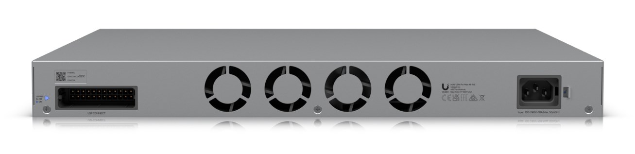 Ubiquiti UniFi Pro Max 48 PoE Managed L3 Gigabit Ethernet (10/100/1000) Power over Ethernet (PoE) 1U Grey
