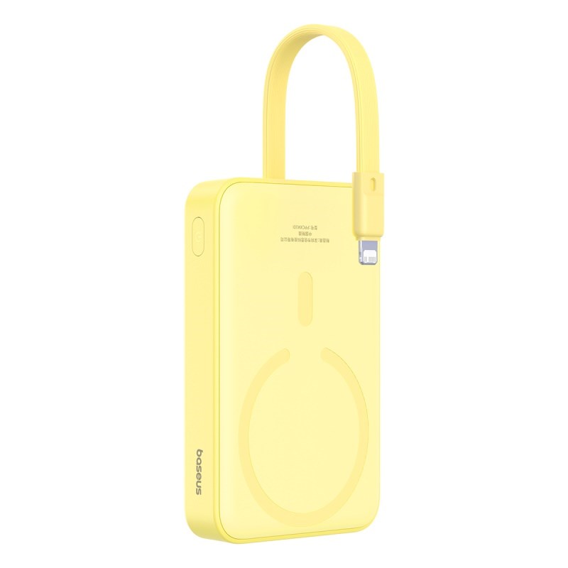 Baseus P10022109Y23-00 Lithium polymer (LiPo) power bank 10000 mAh Wireless charging Yellow