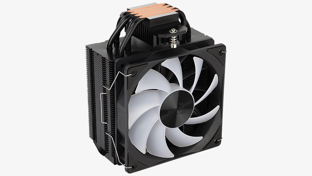 Aerocool Rime 4 Processor Air cooler 12 cm Black 1 pc(s)