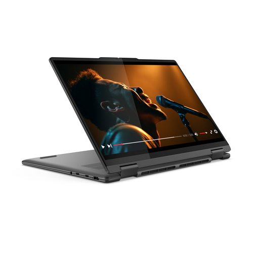 Lenovo Yoga 7 2-in-1 14AHP9 AMD Ryzen™ 7 8840HS Hybrid (2-in-1) 35.6 cm (14") Touchscreen WUXGA 16 GB LPDDR5x-SDRAM 512 GB SSD Wi-Fi 6E (802.11ax) Windows 11 Home English Grey