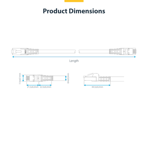 NLWH-10M-CAT8-PATCH - Cables & Adaptors by StarTech.com