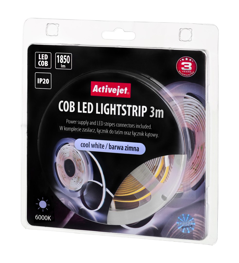Activejet AJE-COB 3m zim Universal strip light Indoor