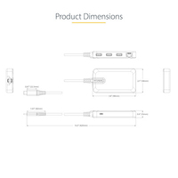 5G3AGBB-USB-C-HUB - Cables & Adaptors by StarTech.com