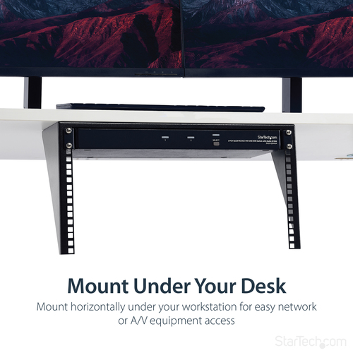 StarTech.com Vertical Wall-Mount Server Rack - Solid Steel - 6U