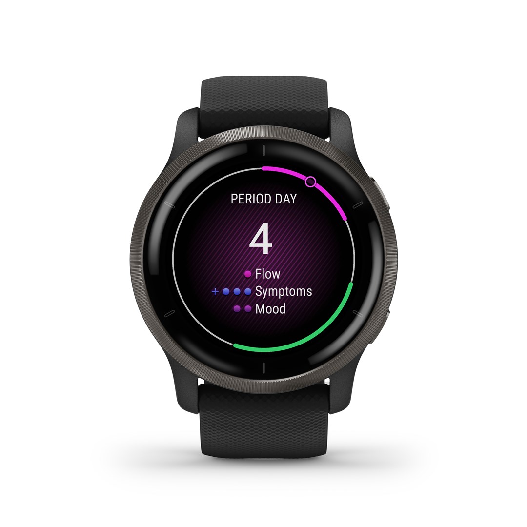 Garmin Venu 2 3.3 cm (1.3") AMOLED 45.4 mm Digital 416 x 416 pixels Touchscreen Wi-Fi GPS (satellite)