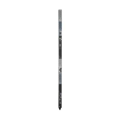 Tripp Lite PDU3XMV6G32 3-Phase Local Metered PDU, 23kW, 42 208-240V outlets (36 C13, 6 C19), IEC309 32A Red (3P+N+E) 360-415V Input, 0u vertical, TAA