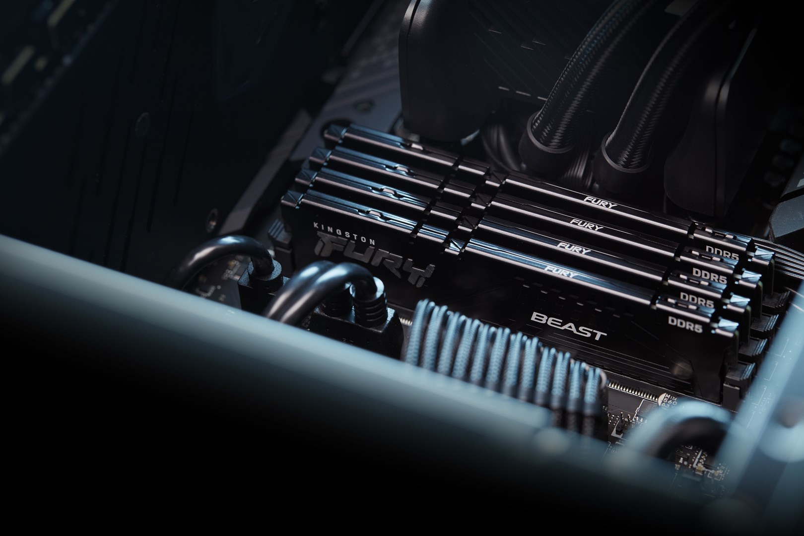 Kingston Technology FURY Beast 64GB 5200MT/s DDR5 CL36 DIMM (Kit of 2) Black EXPO