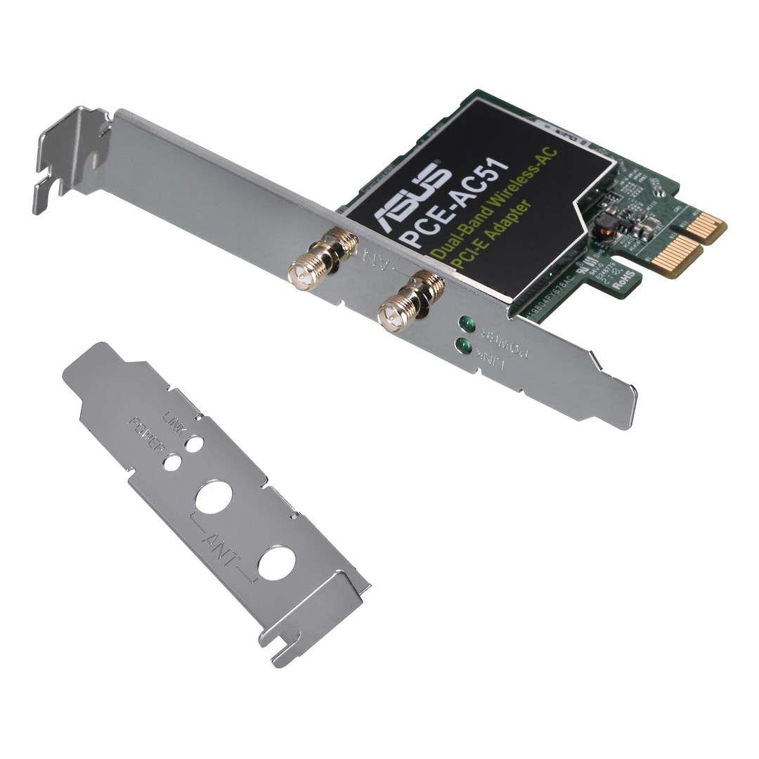 ASUS Wireless-AC750 Dual-band PCI-E Adapter Internal WLAN