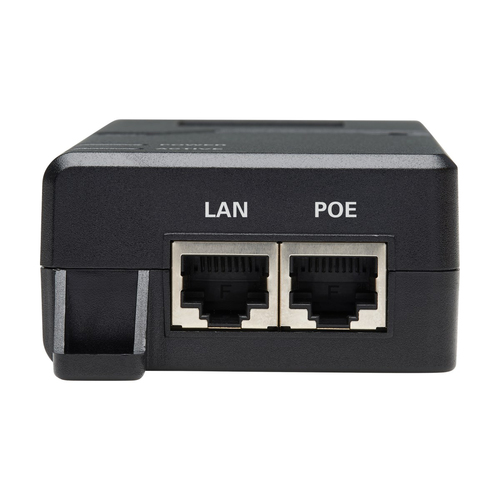 Tripp Lite NPOE-30W-1G-INT Gigabit PoE+ Midspan Active Injector - IEEE 802.3at/802.3af, 30W, 1 Port, International Power Cords