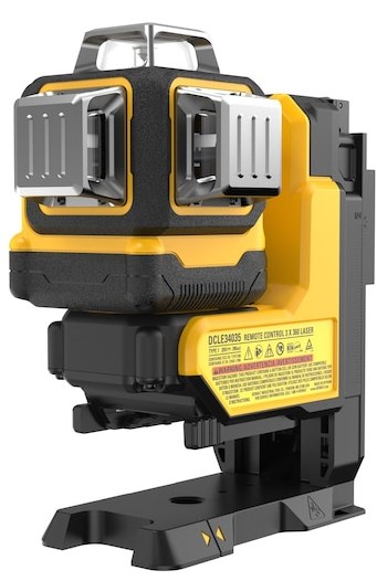 18V XR 3x360 Green Remote Control Laser