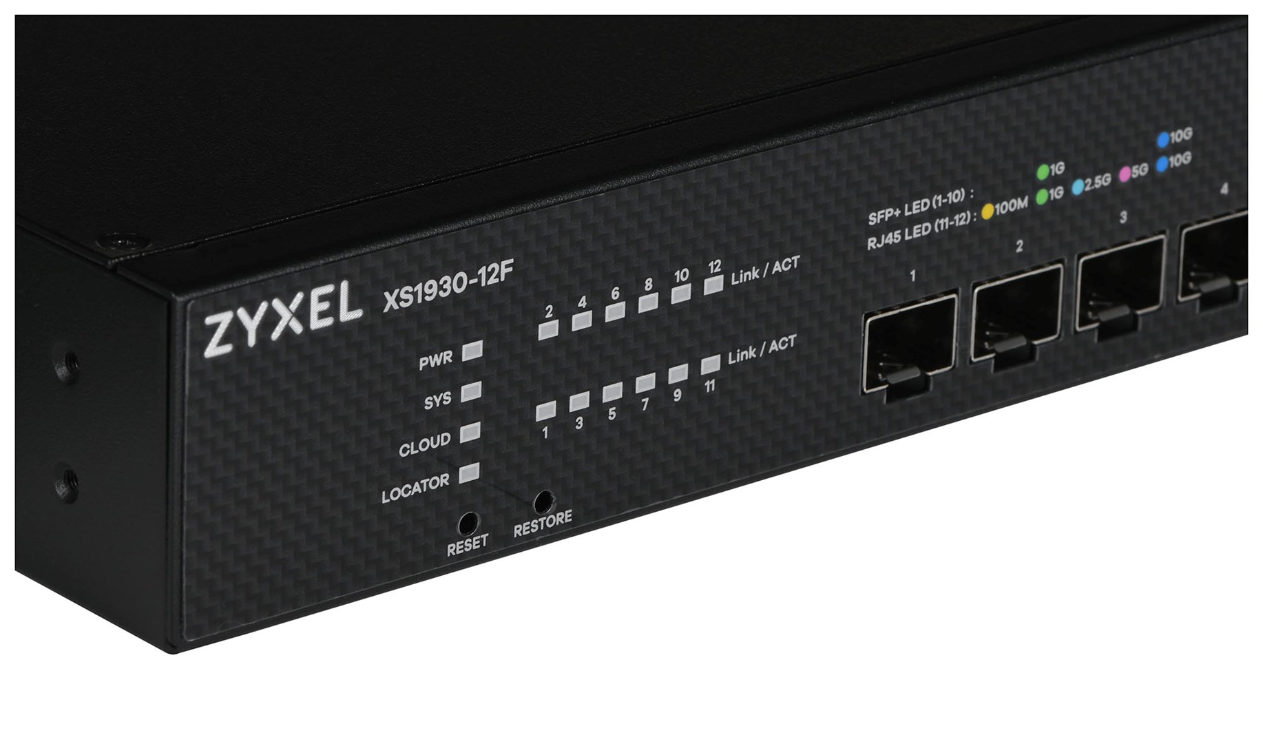 Zyxel XS1930-12F-ZZ0101F network switch Managed L2/L3 Black