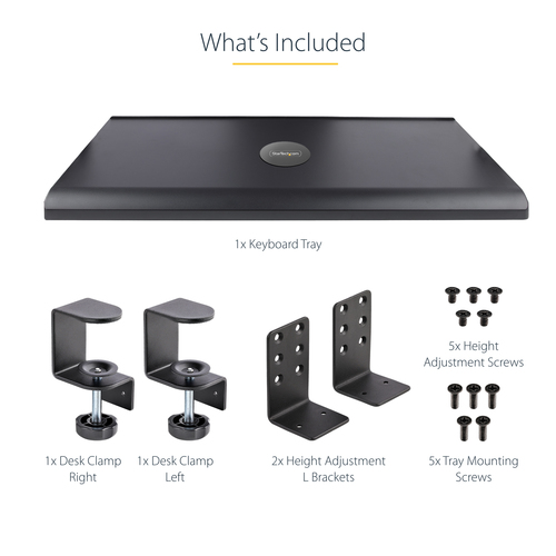 KEYBOARD-TRAY-CLAMP1 - Computer Systems by StarTech.com