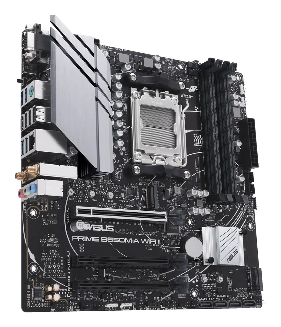 ASUS PRIME B650M-A WIFI II AMD B650 Socket AM5 micro ATX