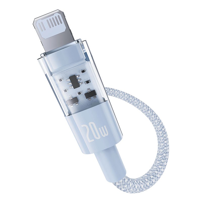 Baseus Gem USB-C to iP fast charging cable 1 m 20 W Blue