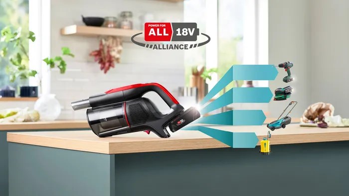 Bosch BCS1041PET stick vacuum/electric broom Battery Dry HEPA Bagless 0.4 L 23.5 W Black, Red 4 Ah