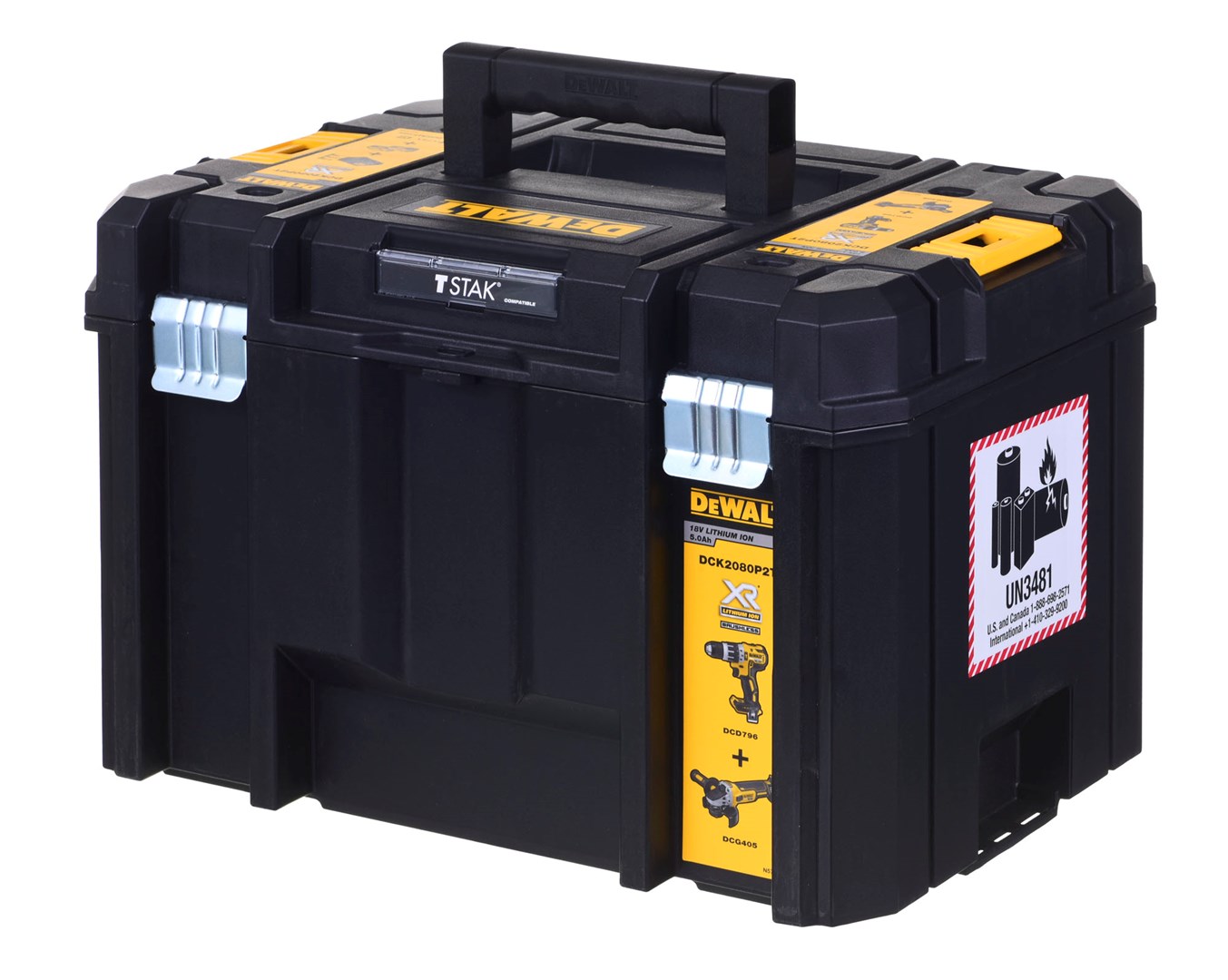 COMBO set 18V DCD796  DCG405 + 2x5 0Ah DCK208