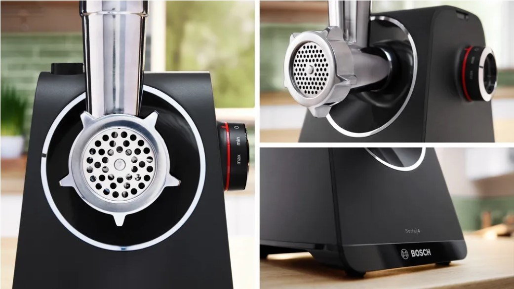 Bosch Serie 4 MFWS440B mincer 1900 W Black, Silver
