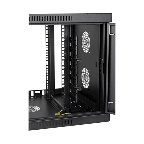 Tripp Lite SRW9UDPVRT SmartRack 9U Low-Profile Switch-Depth-Plus Wall-Mount Mini Rack Enclosure, Wide