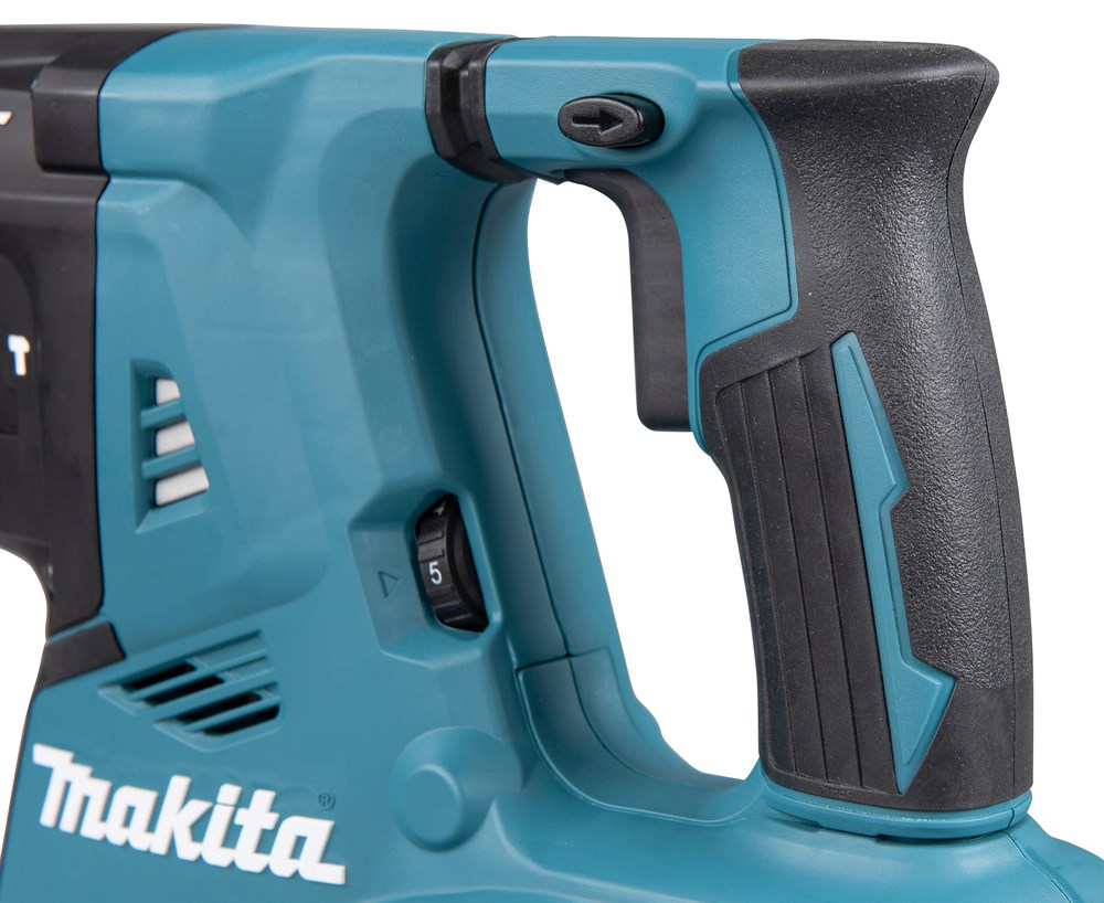 Makita Hammer Drill 2x18V DHR281PT2J 2.9J 2x5.0Ah BL + handle