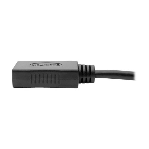 Tripp Lite P139-06N-DP4K6B Keyspan Mini DisplayPort to DisplayPort Adapter, 4K 60 Hz, Black (M/F), 6-in. (15.24 cm)