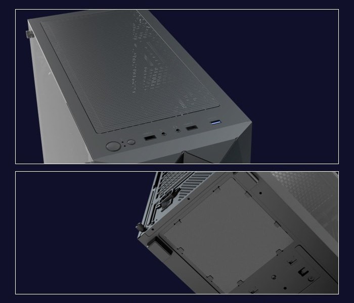 PC Case Aerocool PGS Volcan-G-BK-V1