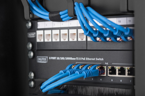 Digitus 254mm (10") cable entry