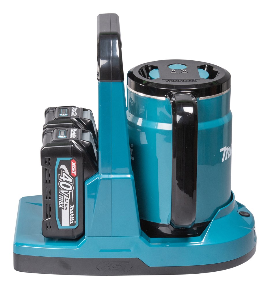 Makita KT001GZ electric kettle 0.8 L Black  Blue