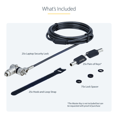 UNIVMK25-LAPTOP-LOCK - Cables & Adaptors by StarTech.com